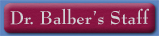 Link to Dr. Balber's Staff page